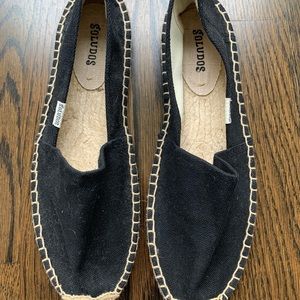 Brand new soludos espadrilles in black